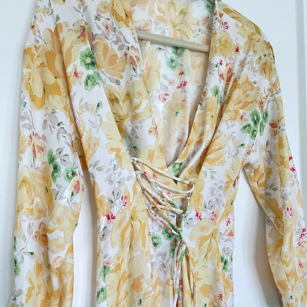 ZARA floral mini dress